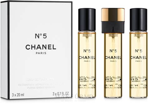 chanel no 5 recharge refill 20 ml|chanel n5 3x20ml.